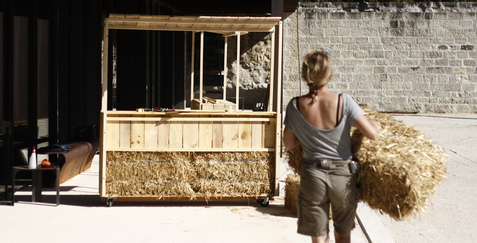 installation "la gueule ouverte" au centre d'art La Cuisine - 2019