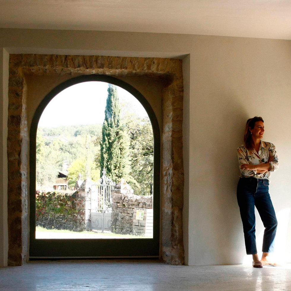 réhabilitation d'une grange en habitation en Aveyron - chantier en cours © boro boro