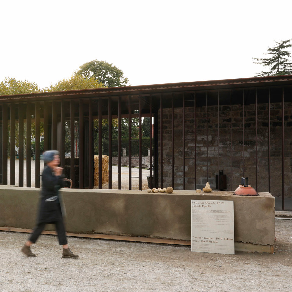 installation "la gueule ouverte" au centre d'art La Cuisine - 2019 - photographie © Gaela Blandy