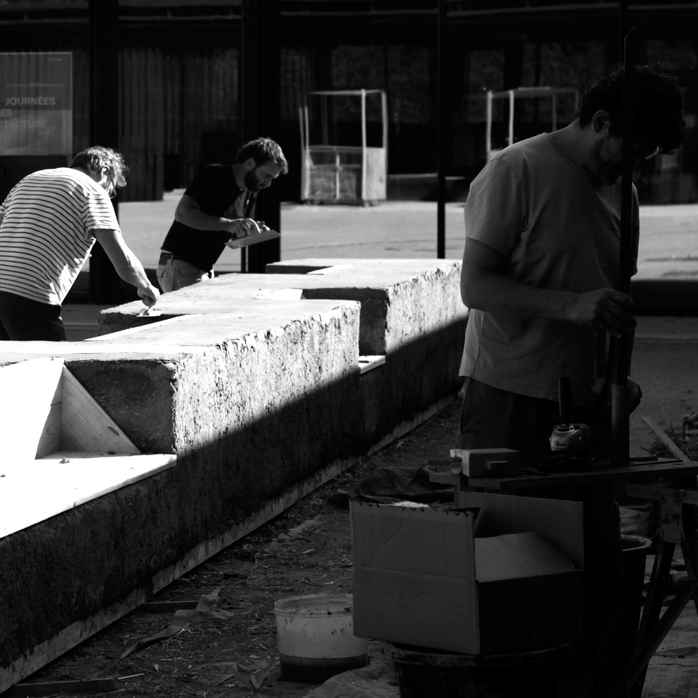 installation "la gueule ouverte" au centre d'art La Cuisine - 2019